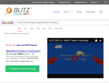 Tablet Screenshot of blitzlocalseo.com